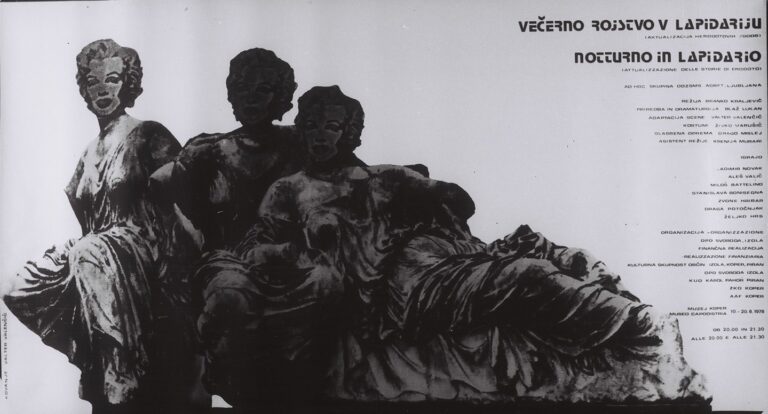 Večerno rojstvo v lapidariju